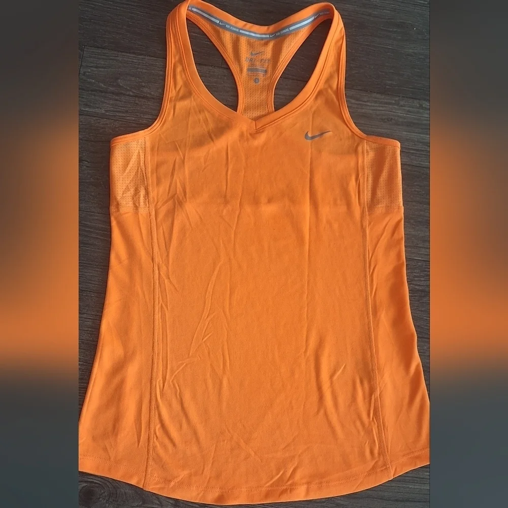Nike Dri-Fit Orange Women's Tank Top Size S